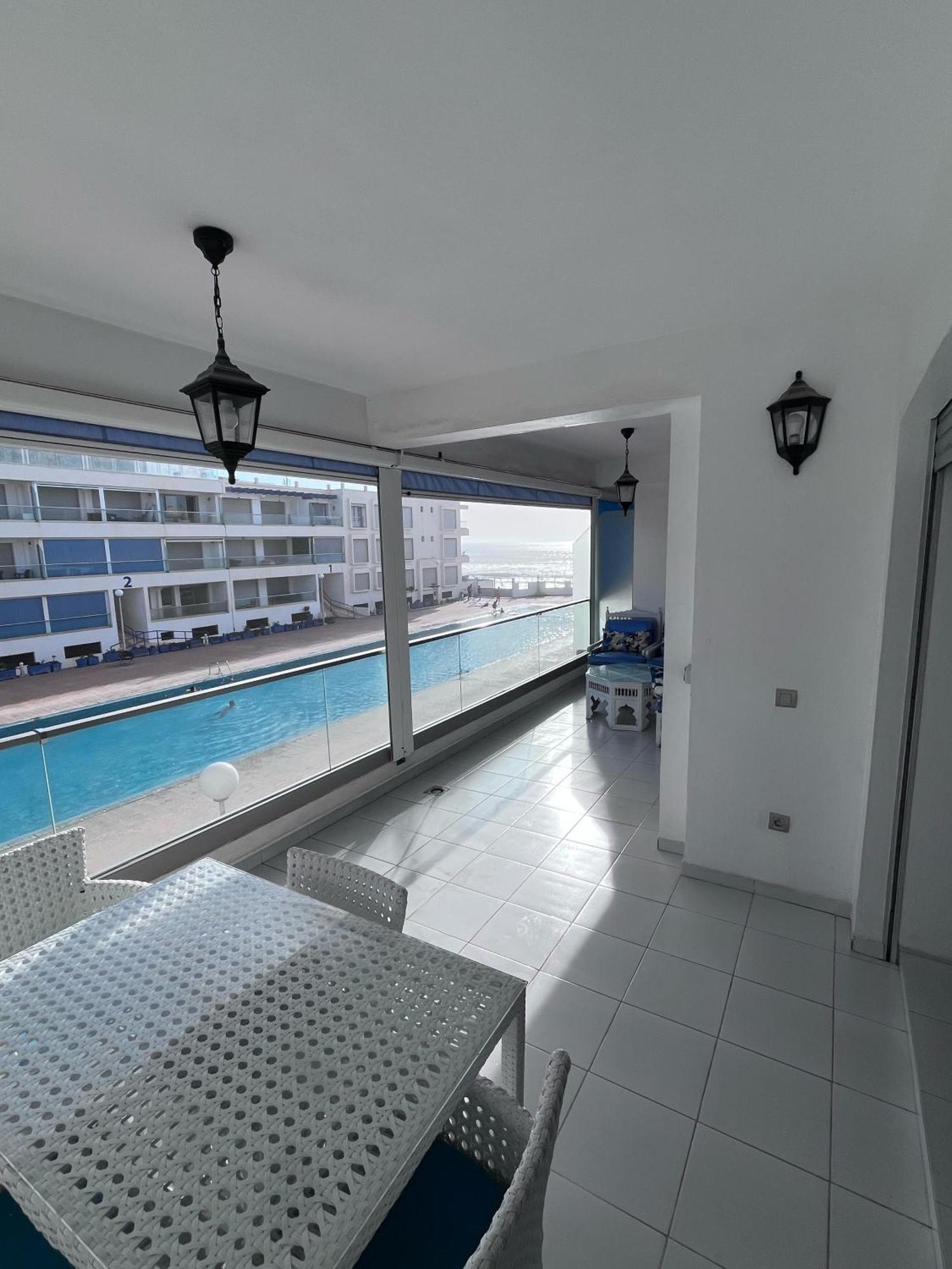 Apartment Sea View With Pool Aourir Esterno foto